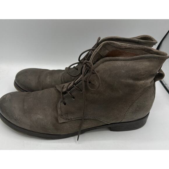 A.S. 98 AS98 CLASH 401201 Leather ANKLE BOOTS Gray Size 45 US 12 - Picture 1 of 8
